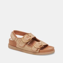 STARLA SANDALS TAN MULTI WOVEN^Dolce Vita New