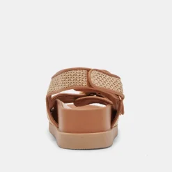 STARLA SANDALS TAN MULTI WOVEN^Dolce Vita New