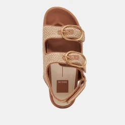 STARLA SANDALS TAN MULTI WOVEN^Dolce Vita New