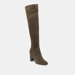 SURY WIDE CALF BOOTS ARMY SUEDE^Dolce Vita Best