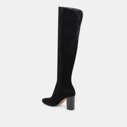 SURY WIDE CALF BOOTS ONYX SUEDE^Dolce Vita Best