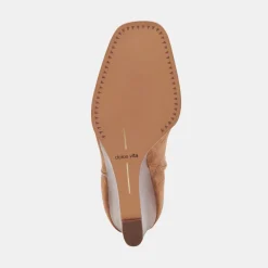 SUSANN WIDE BOOTIES CHESTNUT SUEDE^Dolce Vita New