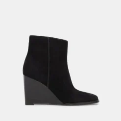 SUSANN WIDE BOOTIES ONYX SUEDE^Dolce Vita Online