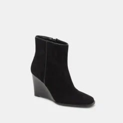 SUSANN WIDE BOOTIES ONYX SUEDE^Dolce Vita Online