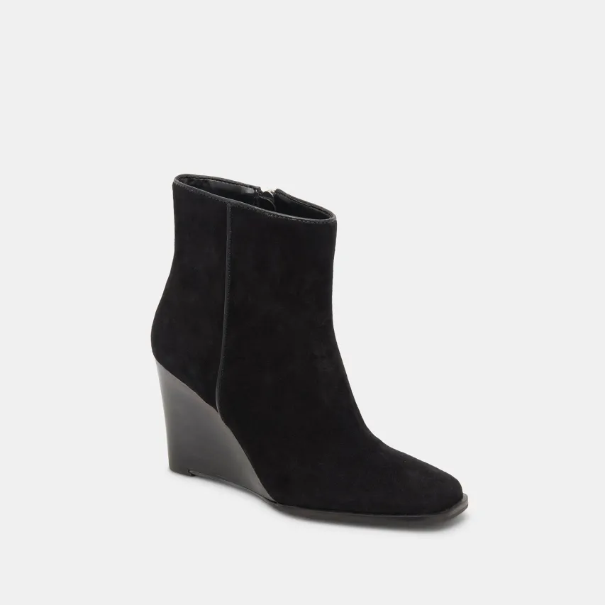SUSANN WIDE BOOTIES ONYX SUEDE^Dolce Vita Online