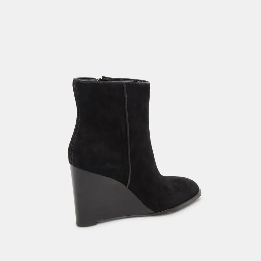 SUSANN WIDE BOOTIES ONYX SUEDE^Dolce Vita Online