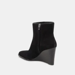 SUSANN WIDE BOOTIES ONYX SUEDE^Dolce Vita Online
