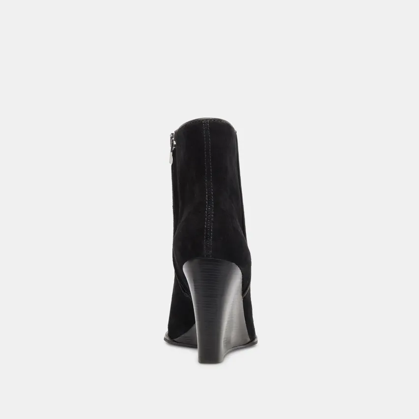 SUSANN WIDE BOOTIES ONYX SUEDE^Dolce Vita Online