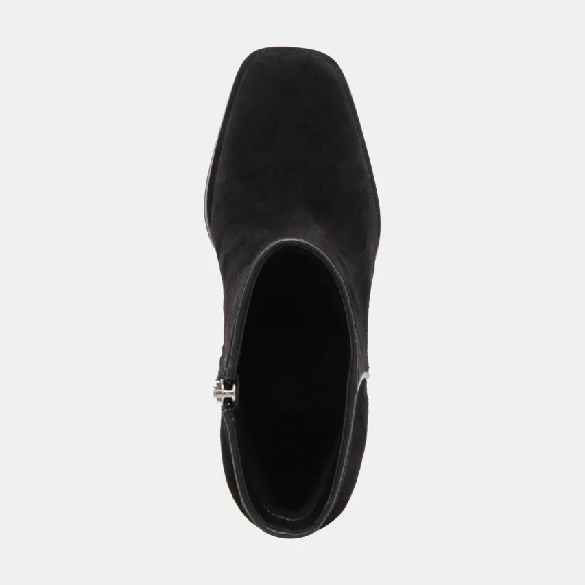 SUSANN WIDE BOOTIES ONYX SUEDE^Dolce Vita Online