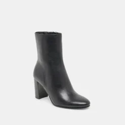 SUZY BOOTIES BLACK LEATHER^Dolce Vita New