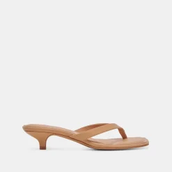 TASIAH SANDALS LIGHT TAN LEATHER^Dolce Vita Clearance