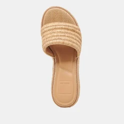 THRONE WEDGES LT NATURAL RAFFIA^Dolce Vita Fashion