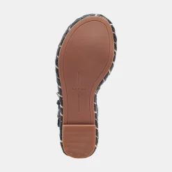 TIAGO WEDGES BLACK RAFFIA^Dolce Vita Online