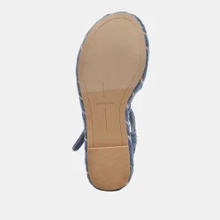 TIAGO WEDGES BLUE RAFFIA^Dolce Vita Hot