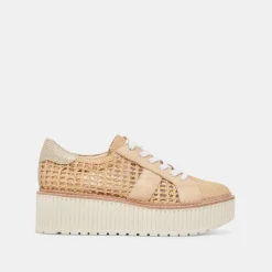 TIGER SNEAKERS LT NATURAL RAFFIA^Dolce Vita Sale