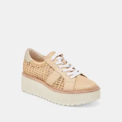 TIGER SNEAKERS LT NATURAL RAFFIA^Dolce Vita Sale