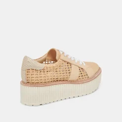 TIGER SNEAKERS LT NATURAL RAFFIA^Dolce Vita Sale