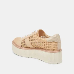 TIGER SNEAKERS LT NATURAL RAFFIA^Dolce Vita Sale