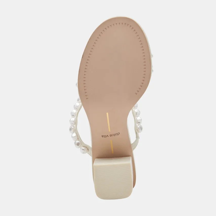 TINKER PEARL HEELS VANILLA PEARLS^Dolce Vita Fashion