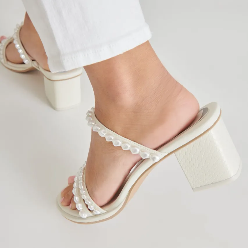TINKER PEARL HEELS VANILLA PEARLS^Dolce Vita Fashion