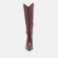 TYRONE BOOTS CRANBERRY LEATHER^Dolce Vita New