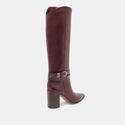 TYRONE BOOTS CRANBERRY LEATHER^Dolce Vita New