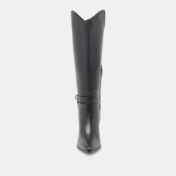 TYRONE WIDE CALF BOOTS BLACK LEATHER^Dolce Vita Discount