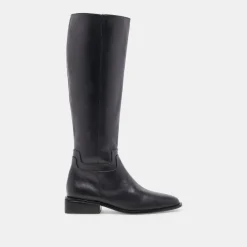 VERDI BOOTS BLACK LEATHER^Dolce Vita Outlet