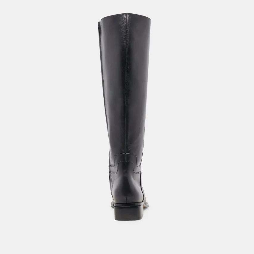 VERDI BOOTS BLACK LEATHER^Dolce Vita Outlet