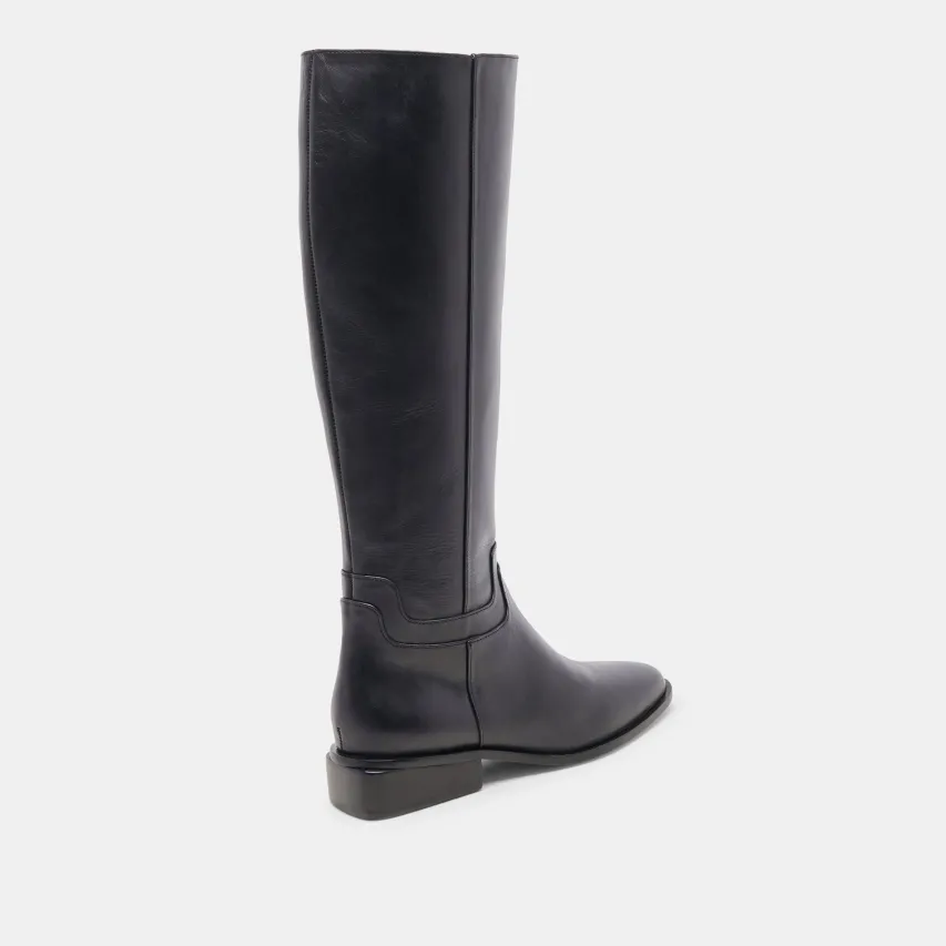 VERDI BOOTS BLACK LEATHER^Dolce Vita Outlet