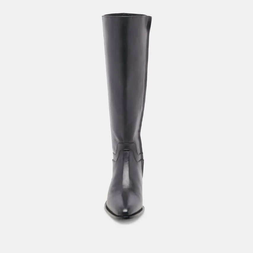 VERDI BOOTS BLACK LEATHER^Dolce Vita Outlet