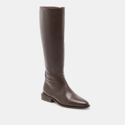 VERDI WIDE CALF BOOTS WALNUT LEATHER^Dolce Vita Outlet