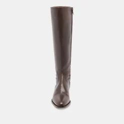 VERDI WIDE CALF BOOTS WALNUT LEATHER^Dolce Vita Outlet