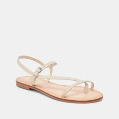 WANDRE SANDALS BONE EMBOSSED LEATHER^Dolce Vita Sale
