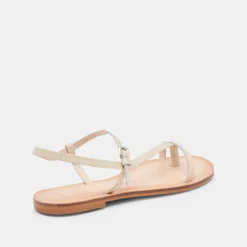 WANDRE SANDALS BONE EMBOSSED LEATHER^Dolce Vita Sale