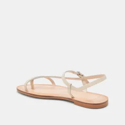 WANDRE SANDALS BONE EMBOSSED LEATHER^Dolce Vita Sale