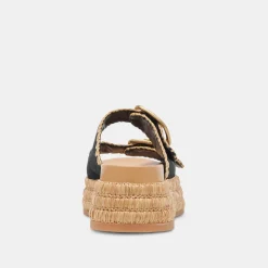 WANIKA SANDALS ONYX NUBUCK^Dolce Vita Fashion