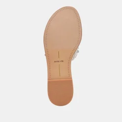 WESLA STUD SANDALS IVORY CRINKLE PATENT^Dolce Vita Online