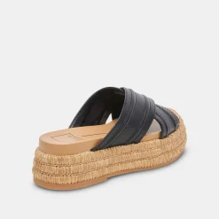 WESLEE SANDALS BLACK LEATHER^Dolce Vita Hot