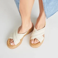 WESLEE SANDALS IVORY LEATHER^Dolce Vita Discount