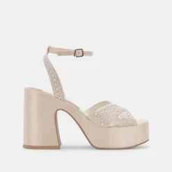 WESSI PEARL HEELS VANILLA PEARLS^Dolce Vita Clearance