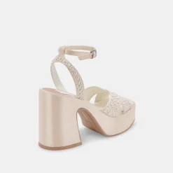 WESSI PEARL HEELS VANILLA PEARLS^Dolce Vita Clearance