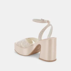 WESSI PEARL HEELS VANILLA PEARLS^Dolce Vita Clearance