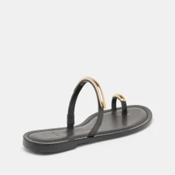 WINK SANDALS BLACK LEATHER^Dolce Vita Sale