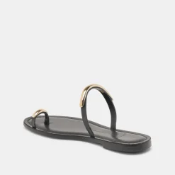 WINK SANDALS BLACK LEATHER^Dolce Vita Sale