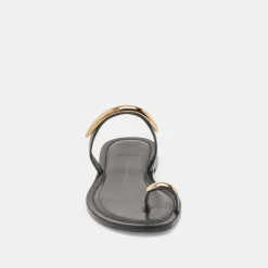 WINK SANDALS BLACK LEATHER^Dolce Vita Sale