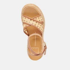 WRILEY SANDALS SADDLE WOVEN RAFFIA^Dolce Vita Discount