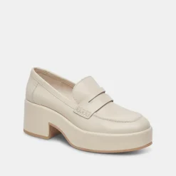 YANNI LOAFERS IVORY LEATHER^Dolce Vita Clearance
