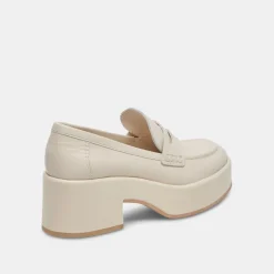 YANNI LOAFERS IVORY LEATHER^Dolce Vita Clearance
