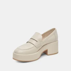 YANNI LOAFERS IVORY LEATHER^Dolce Vita Clearance